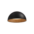 ראפאלו RAPALLO כיפה עץ שחור ישר 40 40W LED