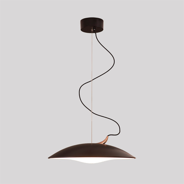 אורטה ORTA עגול תליה 45 סמ' LED 40W שחור+זהב אדום