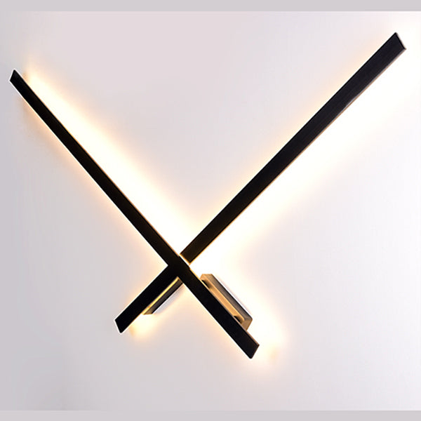 לירי זרוע קיר בודד LED 50W ארוך 1.6 מטר שחור