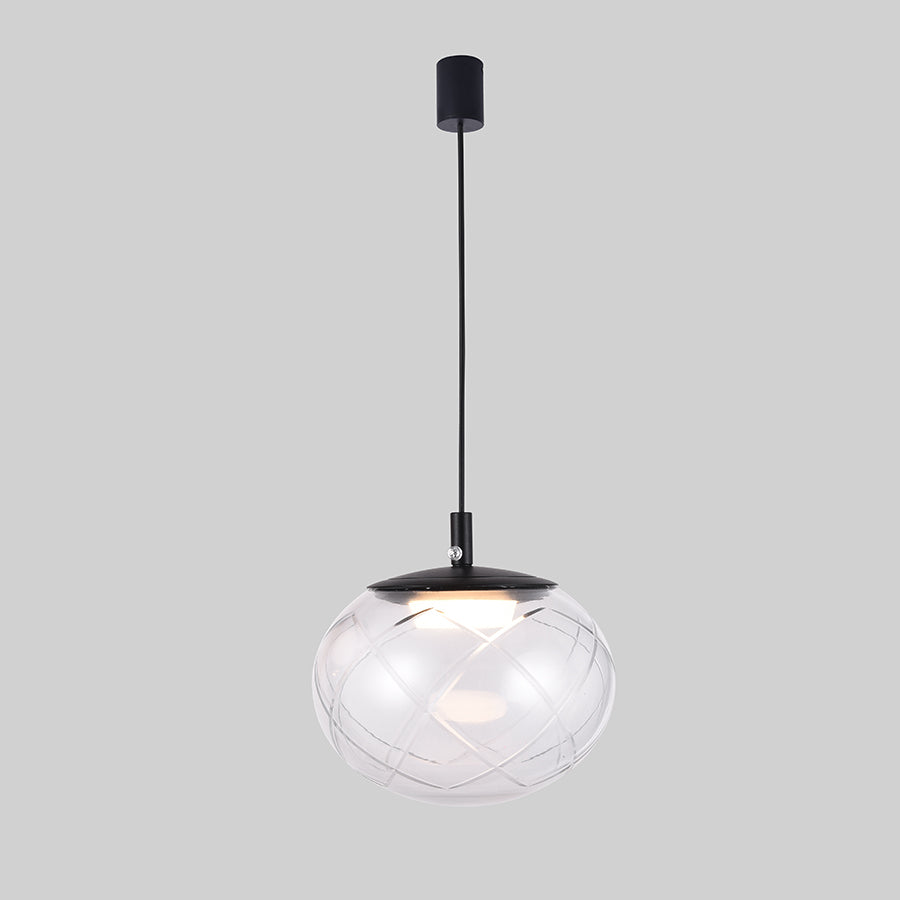 פראטו PRATO כדור תליה 25 גדול18W LED שחור