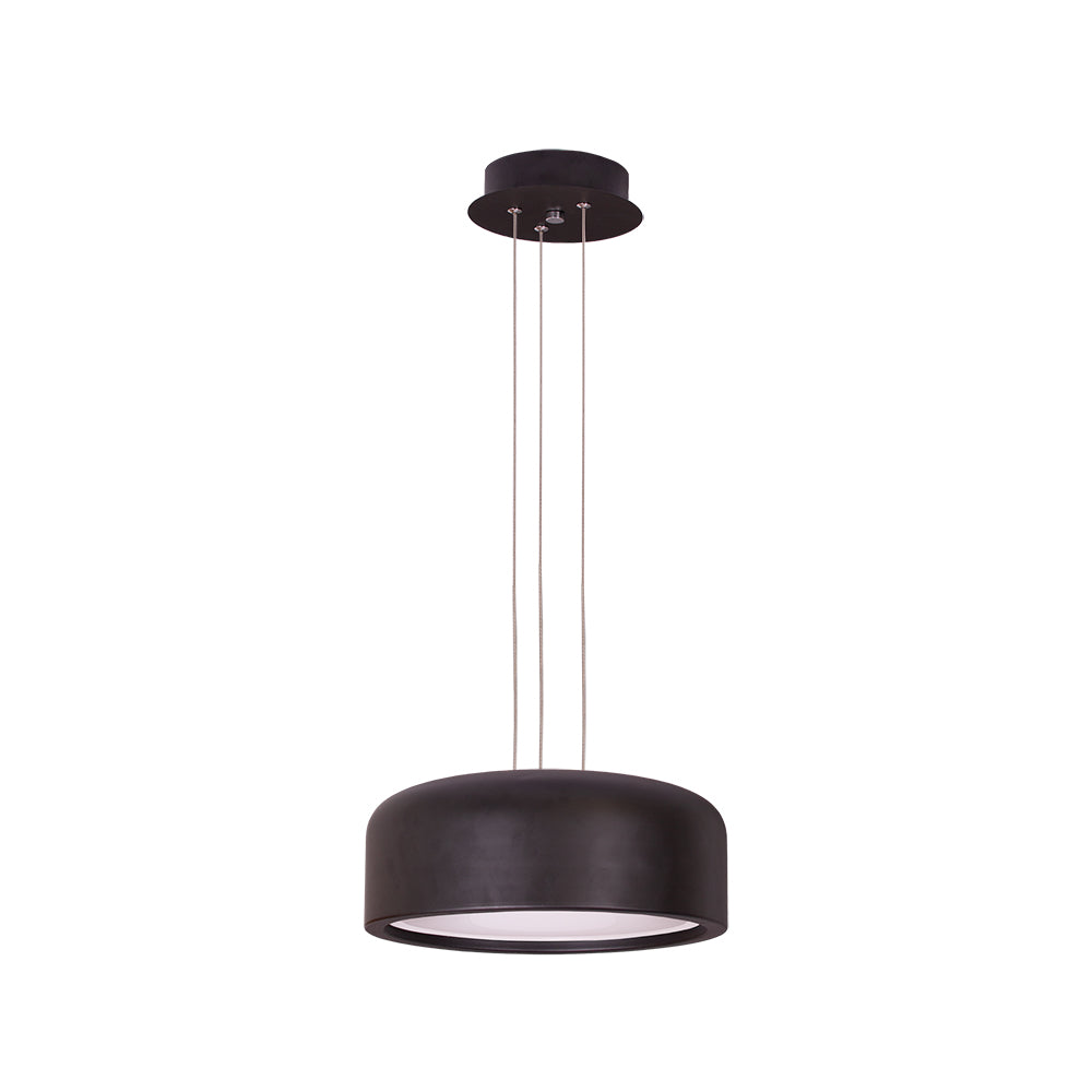 פולי גדולה D-48 סמ' מנורת תליה LED 48W שחור